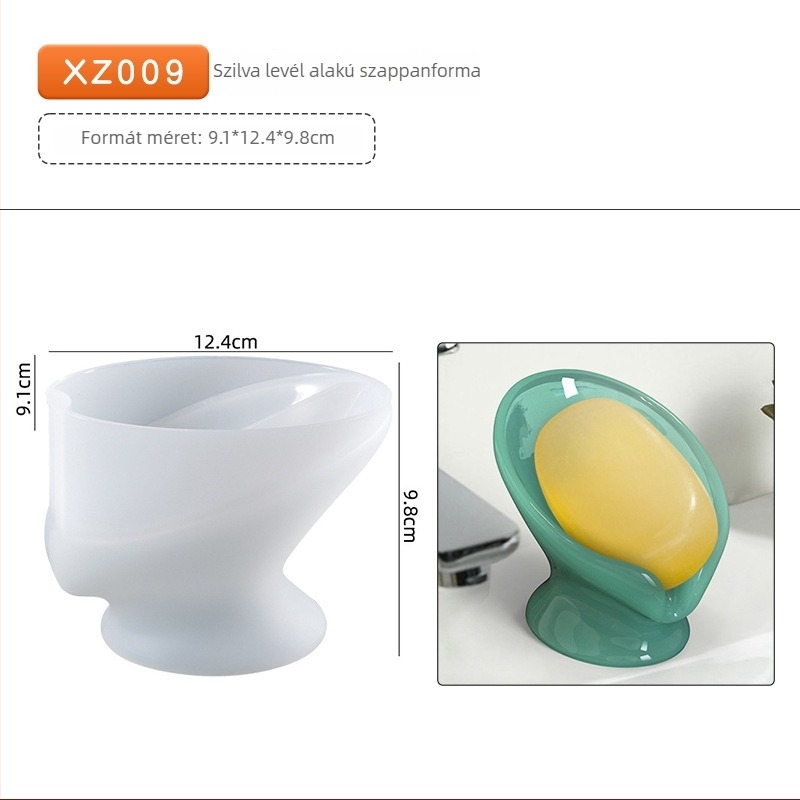Szilikon forma készlet gyantához és szappantartó dobozokhoz – szabálytalan alakú, torta forma, DIY otthoni használatra