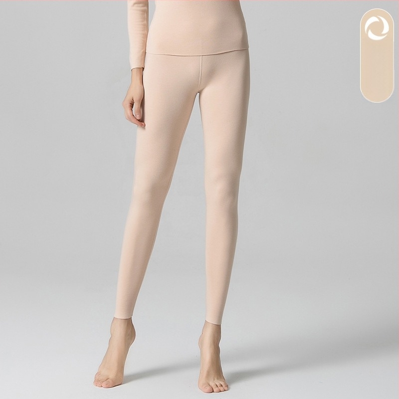 Női Termikus Leggings De Velvet - Pamut-Modal-Spandex, Közepes Vastagság, Meleg