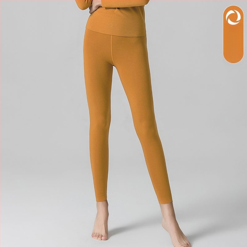 Női Termikus Leggings De Velvet - Pamut-Modal-Spandex, Közepes Vastagság, Meleg