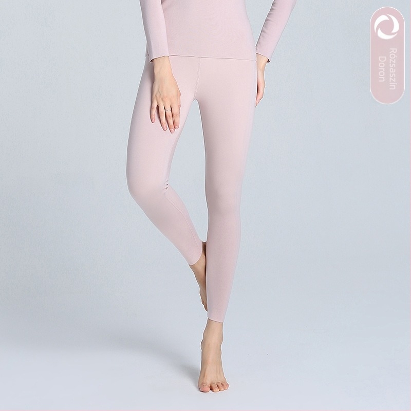 Női Termikus Leggings De Velvet - Pamut-Modal-Spandex, Közepes Vastagság, Meleg