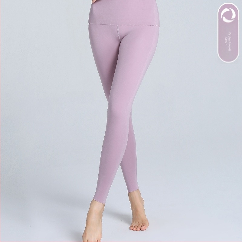 Női Termikus Leggings De Velvet - Pamut-Modal-Spandex, Közepes Vastagság, Meleg