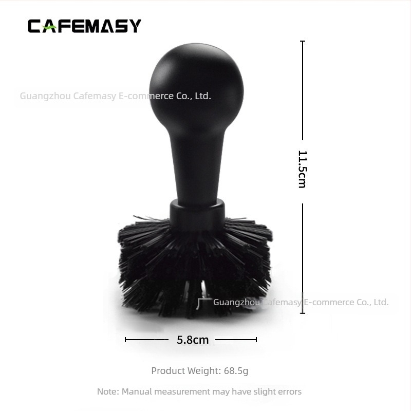 Félautomata kávéfőző tisztító keféje levehető fejjel és fogantyúval espresso gépekhez