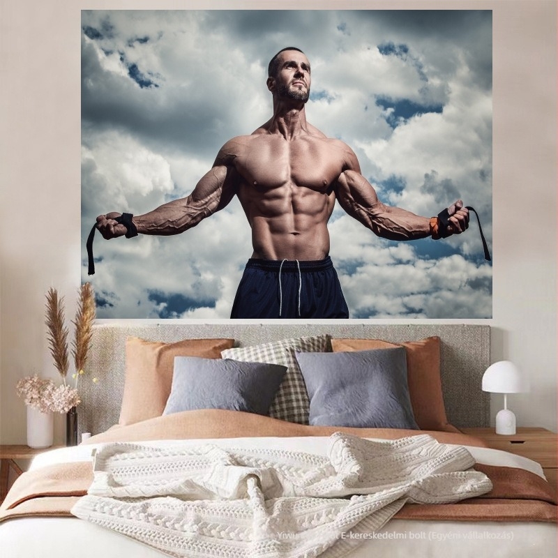 Fali gobelán — puha plüss anyag, 100% poliészter, modern minimalista stílus (digitális hőtranszfer; téglalap alakú)