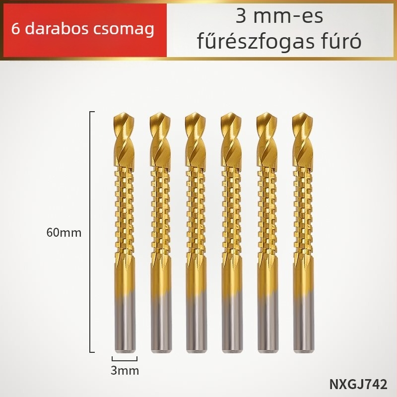 Enjoy fogazott barázdázó fúró bit elektromos fúróhoz – többfunkciós barázdázó/fúró kombináció faanyaghoz