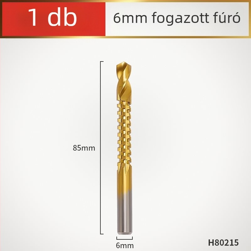 Enjoy fogazott barázdázó fúró bit elektromos fúróhoz – többfunkciós barázdázó/fúró kombináció faanyaghoz