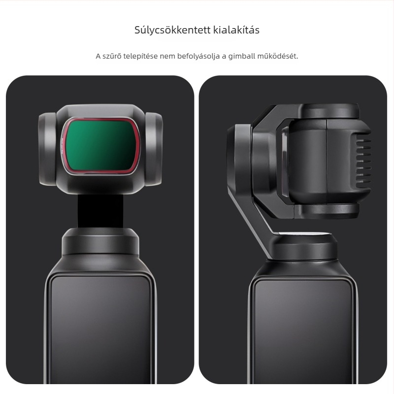 Zomei Polarizáló Szűrő DJI Osmo Pocket 3-hoz – Mágneses Gyorscsatlakozás UV/CPL/ND, Optikai Üveg