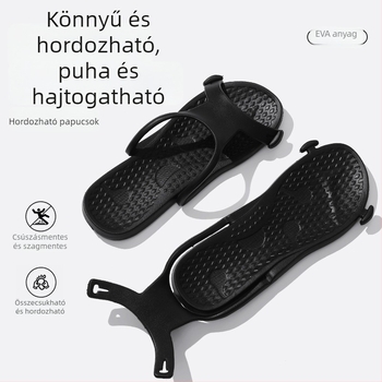 Uniszex hajtogatható EVA papucs – EVA felső rész és talp, injektált talp, 400 g
