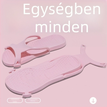 Uniszex hajtogatható EVA papucs – EVA felső rész és talp, injektált talp, 400 g