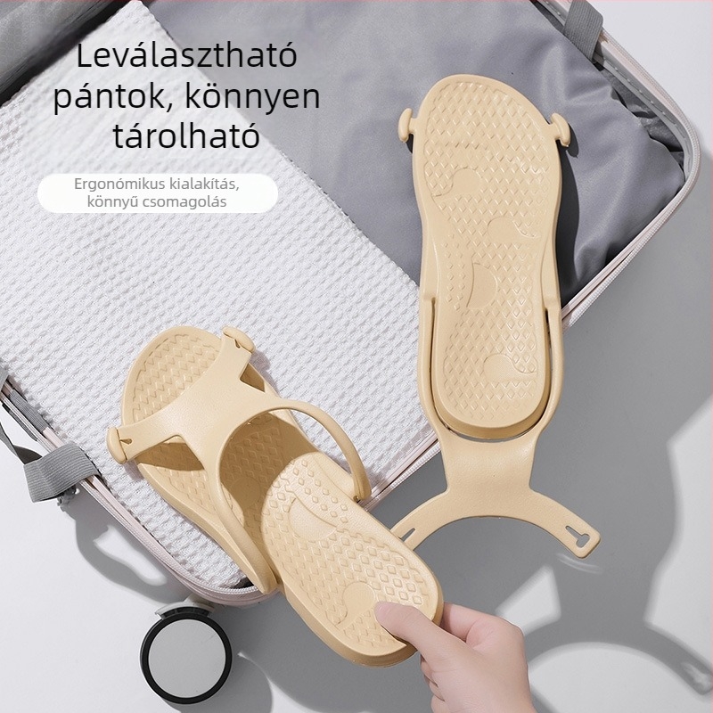 Uniszex hajtogatható EVA papucs – EVA felső rész és talp, injektált talp, 400 g