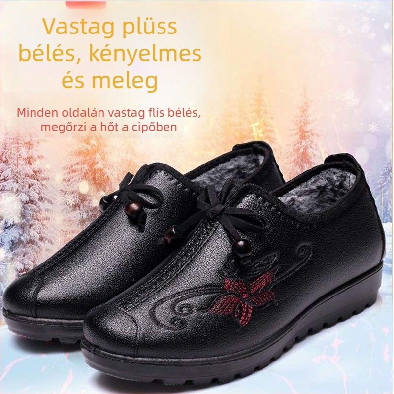 Felnőtt tassel csizma meleg fleece béléssel, vízálló és csúszásmentes, ultrafiber bőr felsőrész, kompozit talp, könnyen felhúzható