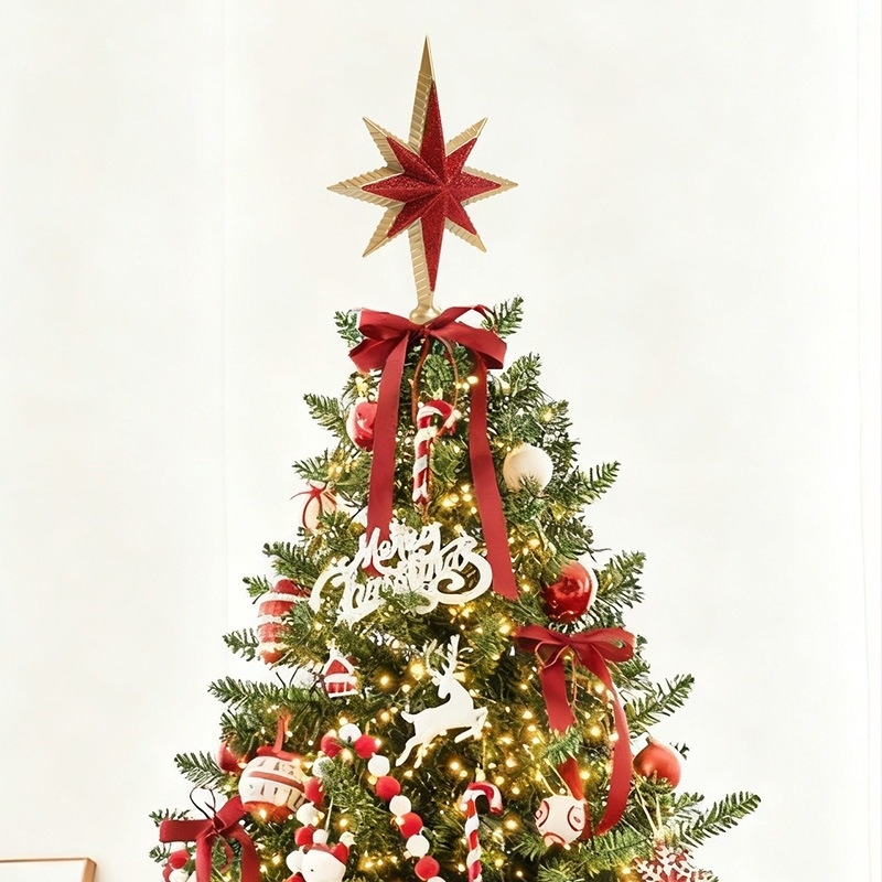 Karácsonyfa díszlabda, amerikai stílus, modern minimál, könnyű lux (Anyag: Egyéb; Stílus: Amerikai; Ünnep: Karácsony)