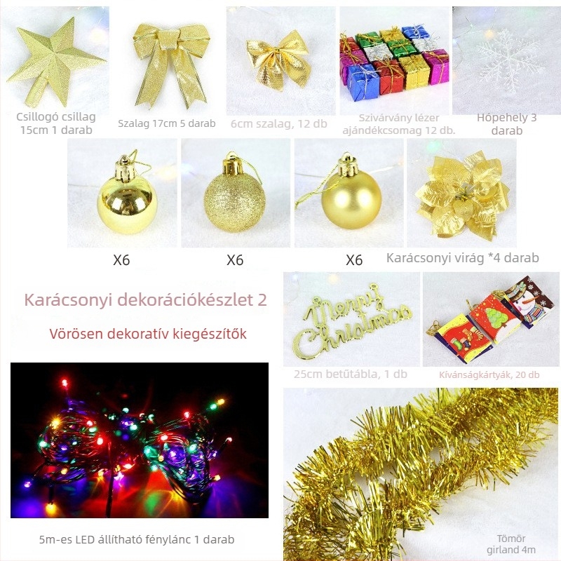 Műanyag karácsonyfa díszítőkészlet — kézzel készített kiegészítők, stílusok: koreai, rajzfilm, modern egyszerűség, modern művészet; márka Nihuang