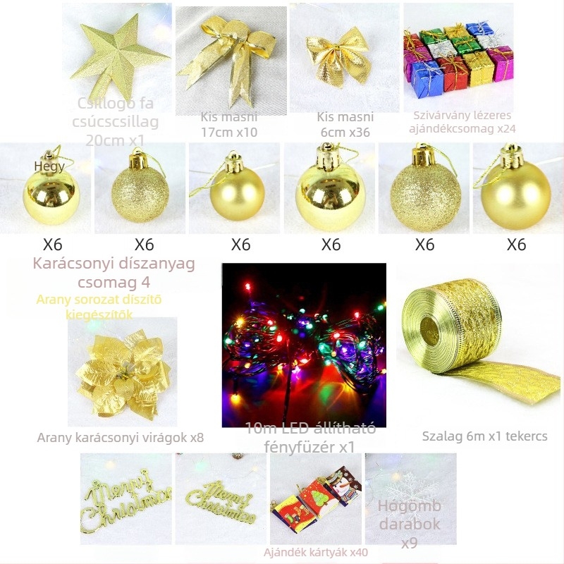 Műanyag karácsonyfa díszítőkészlet — kézzel készített kiegészítők, stílusok: koreai, rajzfilm, modern egyszerűség, modern művészet; márka Nihuang