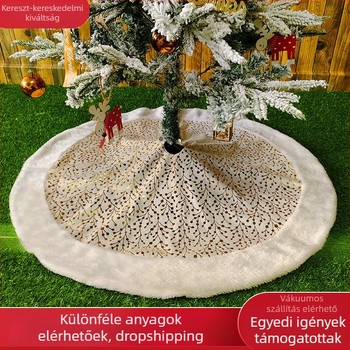 Lan Teng plüss karácsonyfa dekorációk, félig kézi/félig gépi folyamat, IP licenc nélkül