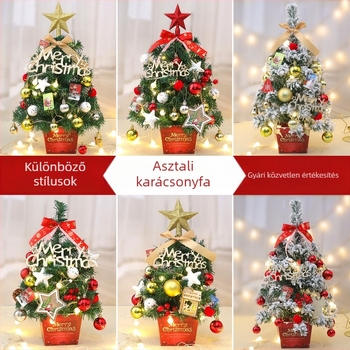 Asztali PVC karácsonyfa – DIY dekoráció otthonra