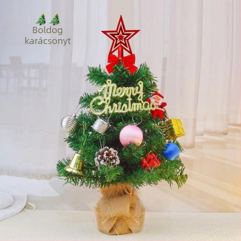 Asztali PVC karácsonyfa – DIY dekoráció otthonra