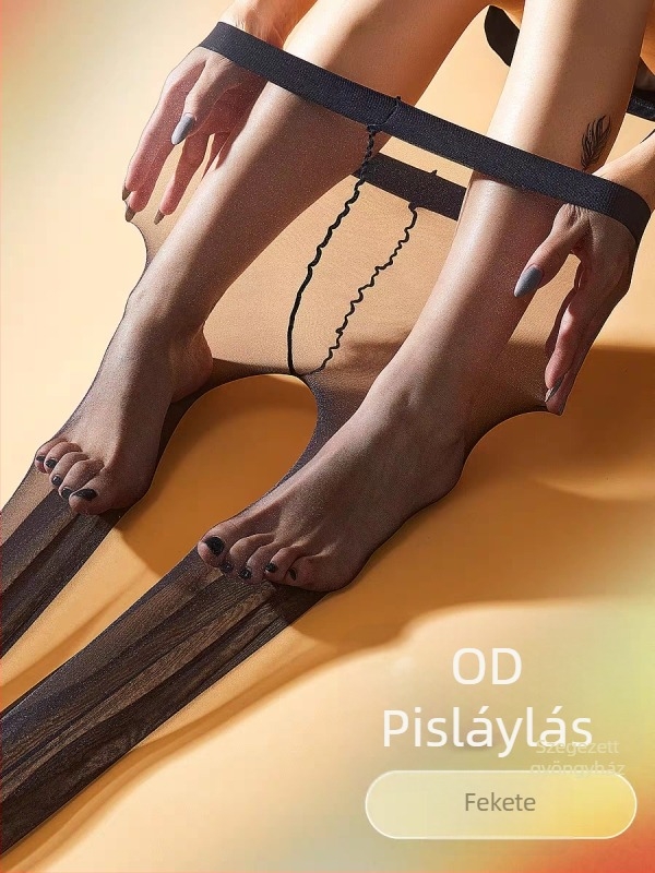 0D Ultra vékony gyöngyház harisnya nőknek, átlátszó lábujjakkal, fényes és szexi