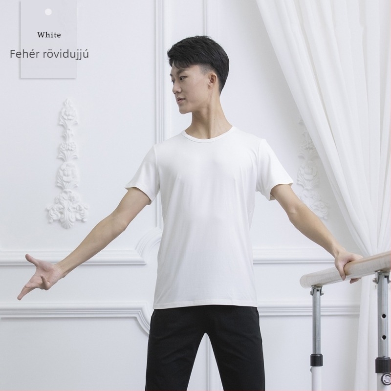 Modal férfi modern tánc felső — 95% Modal anyag, bélés Spandex 5%, felnőtt férfi