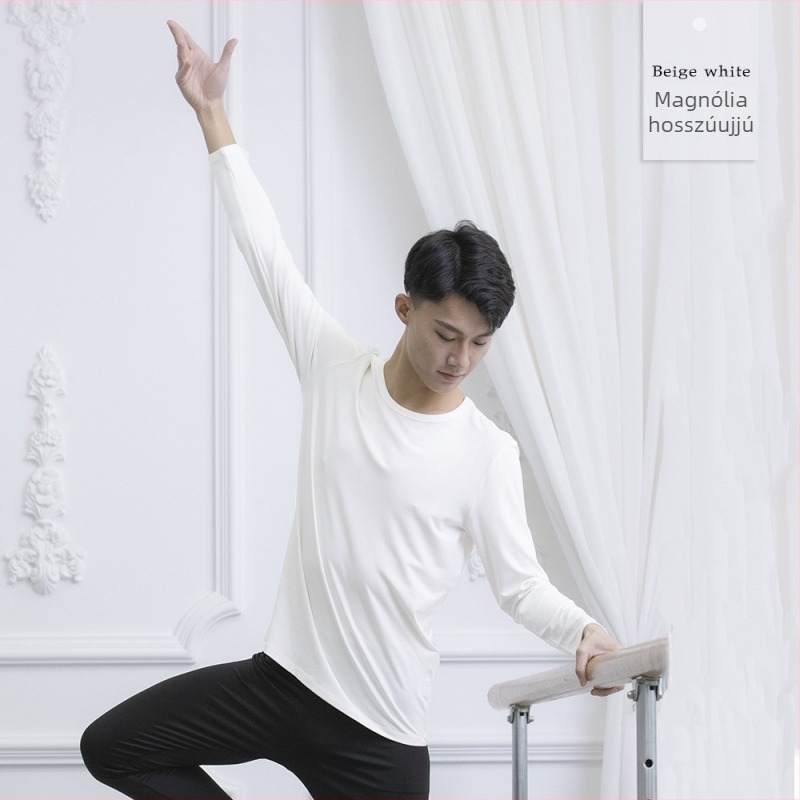 Modal férfi modern tánc felső — 95% Modal anyag, bélés Spandex 5%, felnőtt férfi