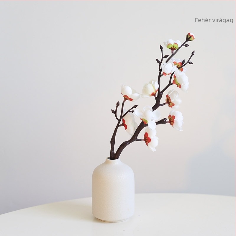 Kínai stílusú íróasztal elválasztó bambuszlevelekkel és Zen virágmotívumokkal, fél felhő képernyő (Nem importált; Nem ajándék; Nincs IP engedély)