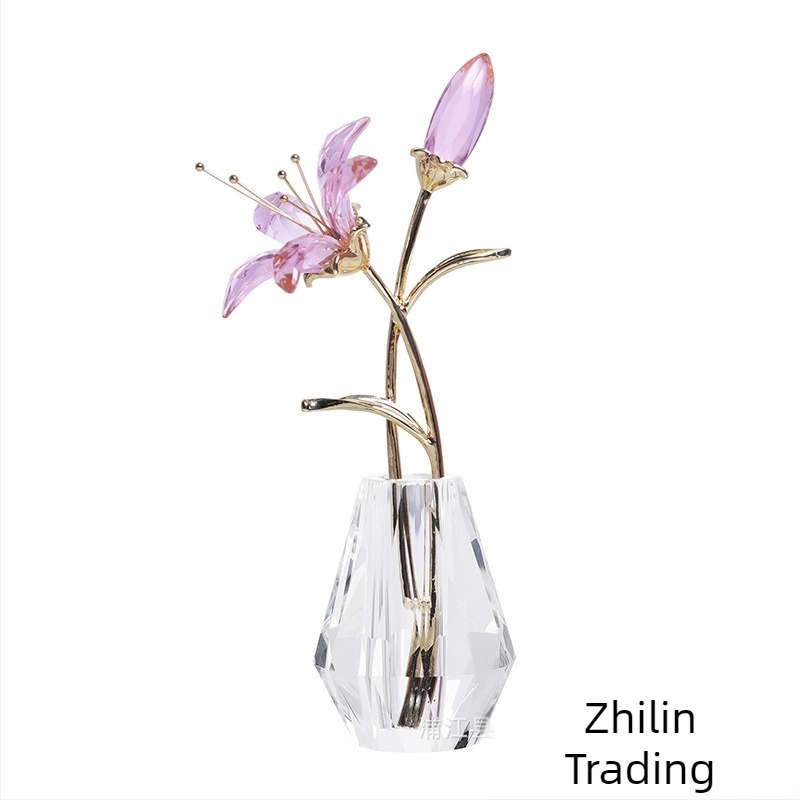 Rózsakvarc kristályklaszter, modern minimalist stílusban, ajándékdobozos csomagolásban, ideális esküvők, születésnapok, új otthonok és diplomaosztók számára