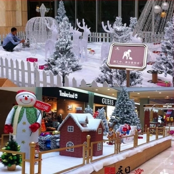 Karácsonyi dekoráció ablakba – poliészter hópehely dísz, Mingyu márka, stílus 18328127424