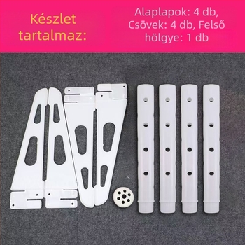 Lufi-fa kiállítóállvány - hordozható, szétszerelhető készlet a bevásárlóközpont megnyitásához, műanyag kivitelezés, Márka: Egyéb, logó nyomtatás: Nem