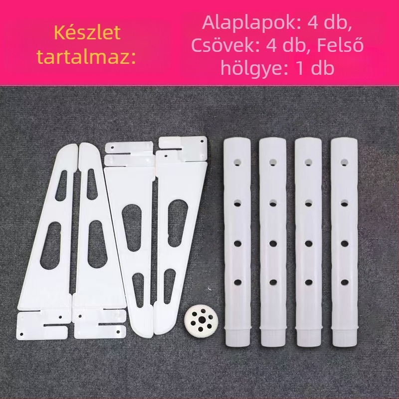 Lufi-fa kiállítóállvány - hordozható, szétszerelhető készlet a bevásárlóközpont megnyitásához, műanyag kivitelezés, Márka: Egyéb, logó nyomtatás: Nem