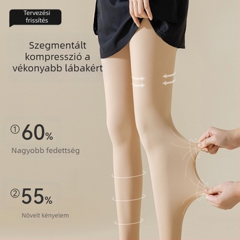 Őszi-téli harisnyanadrág nylonból, fenékemelés és formázás funkcióval, egyszínű, vastagított, lábon hordható (Nylon; Fenékemelés és formázás; Egyszínű; Vastagított; Lábon hordható)