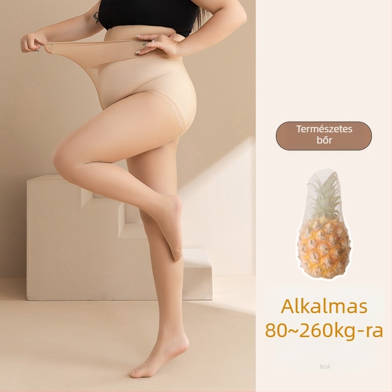 Női harisnyanadrág, anti-snag, ultra vékony, nylon core-spun rost, egyszínű mintázat