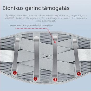 Derékvédő öv poliészter anyagból, felnőtteknek, általános sportokra, 100 darabos készlet