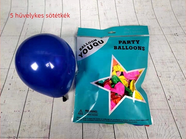 Youqu latex kör alakú díszballonok nyomtatott logóval, esküvőre és születésnapra