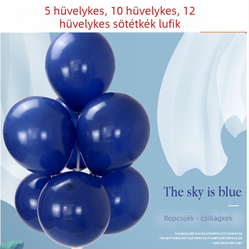 Youqu latex kör alakú díszballonok nyomtatott logóval, esküvőre és születésnapra