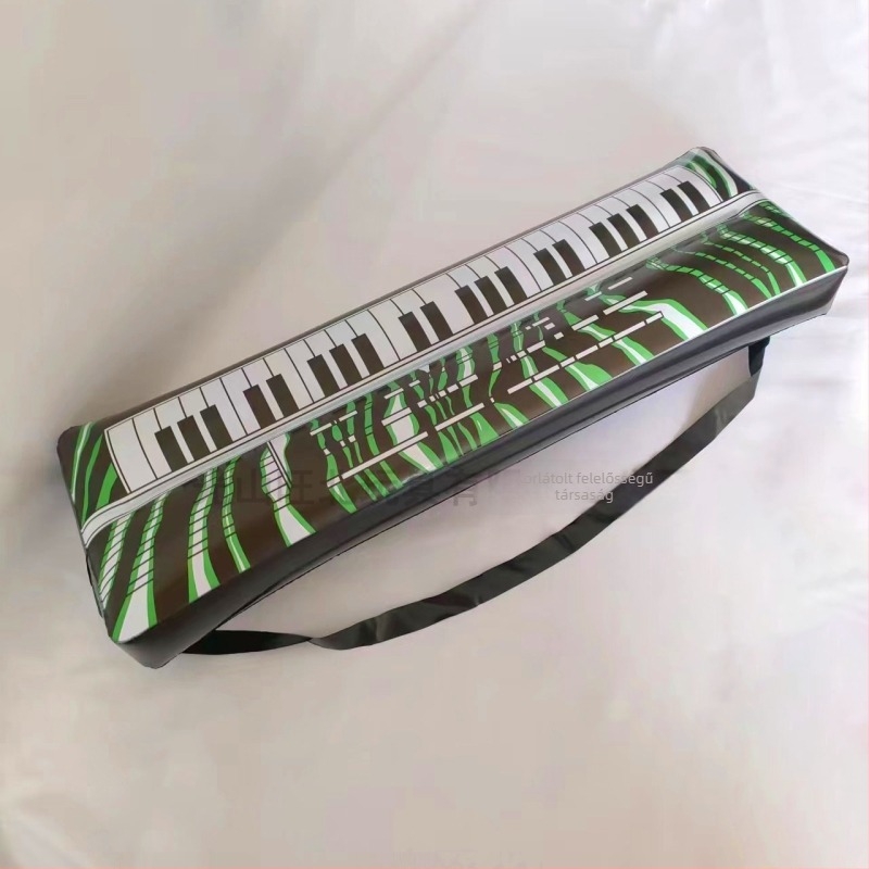 PVC-felfújható elektronikus zongorajáték, fiúknak és lányoknak 7–14 éveseknek, OPP zacskó