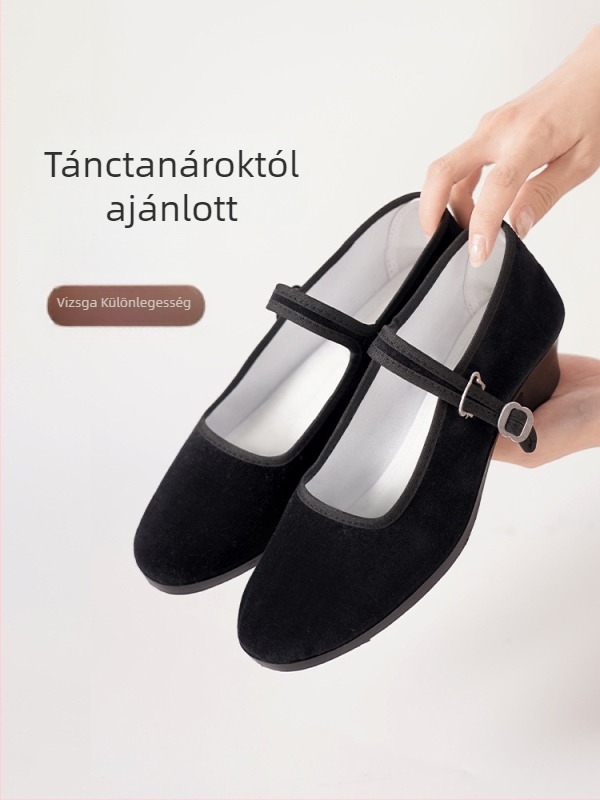 Női tánc cipők – pamut felsőrész, habos talp, egyensúly, modern tánc, felnőtteknek