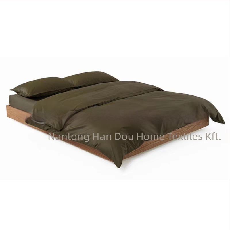 Háromrészes paplanhuzattal és 2 párnahuzattal készlet, kémiai rostból, sima szövés, 110 g/m², reaktív nyomtatás és festés, nordikus stílus