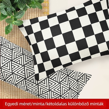 Párna betét velúr anyagból, Cartoon/Anime minta, modern minimalist stílus, nappaliba
