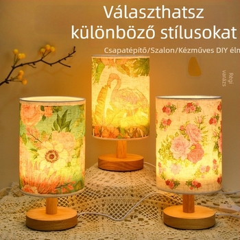 DIY textil asztali lámpa – kreatív kézműves éjjeli lámpa a hálószobába, 7–14 éveseknek