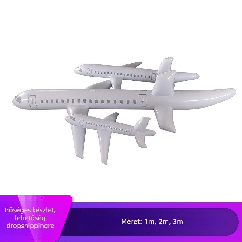PVC felfújható repülőgép-modell játék 7–14 éveseknek