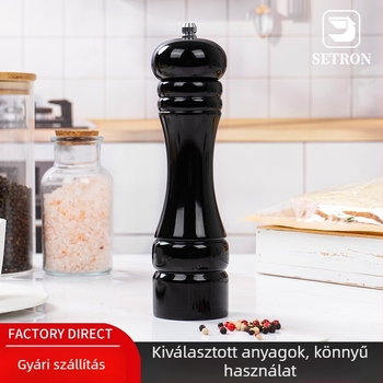 Kézi borsőrlő fényes vintage felülettel – borsot, tengeri sót és fűszereket őröl