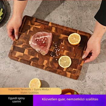 Fából készült vágódeszka, modern minimalistikus dizájn, csúszásmentes felület