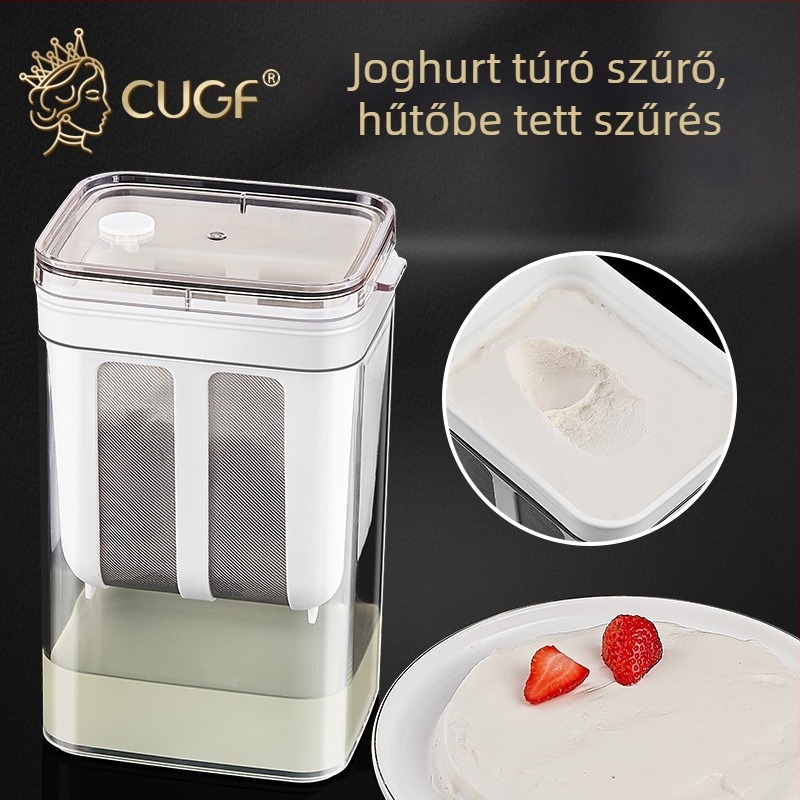 Joghurt szűrő görög joghurt készítőhöz — szűrőháló, hideg kivonású savó szeparátor, sajt nedvesség szeparátor