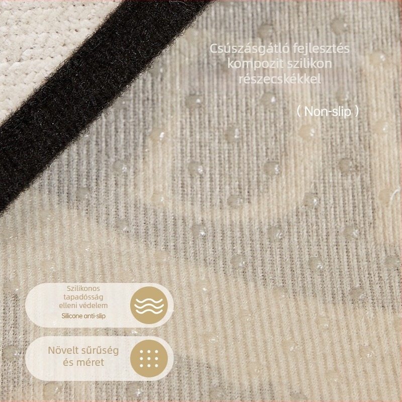 Chenille kanapépárna csíkos mintával, háromüléses kanapéhoz, modern minimalista stílus, testreszabható