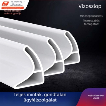 Fürdőszobai szilikon tömítőszalag, kopásálló, zárt modell