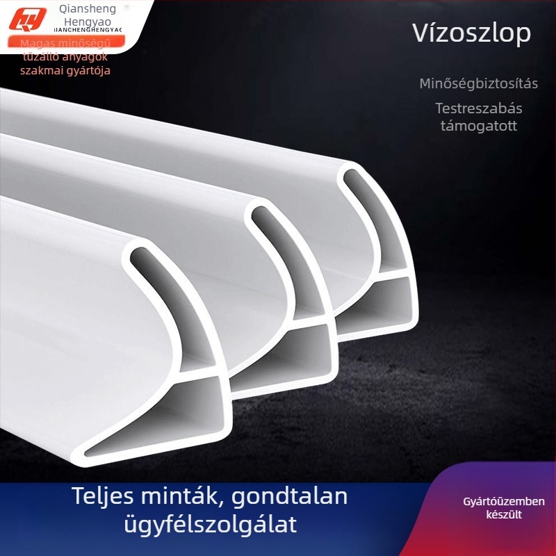 Fürdőszobai szilikon tömítőszalag, kopásálló, zárt modell