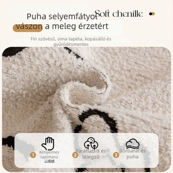 Kanapéhuzat csúszásmentes, szabálytalan élű, fleece anyagú, univerzális illeszkedés, minimalist stílus