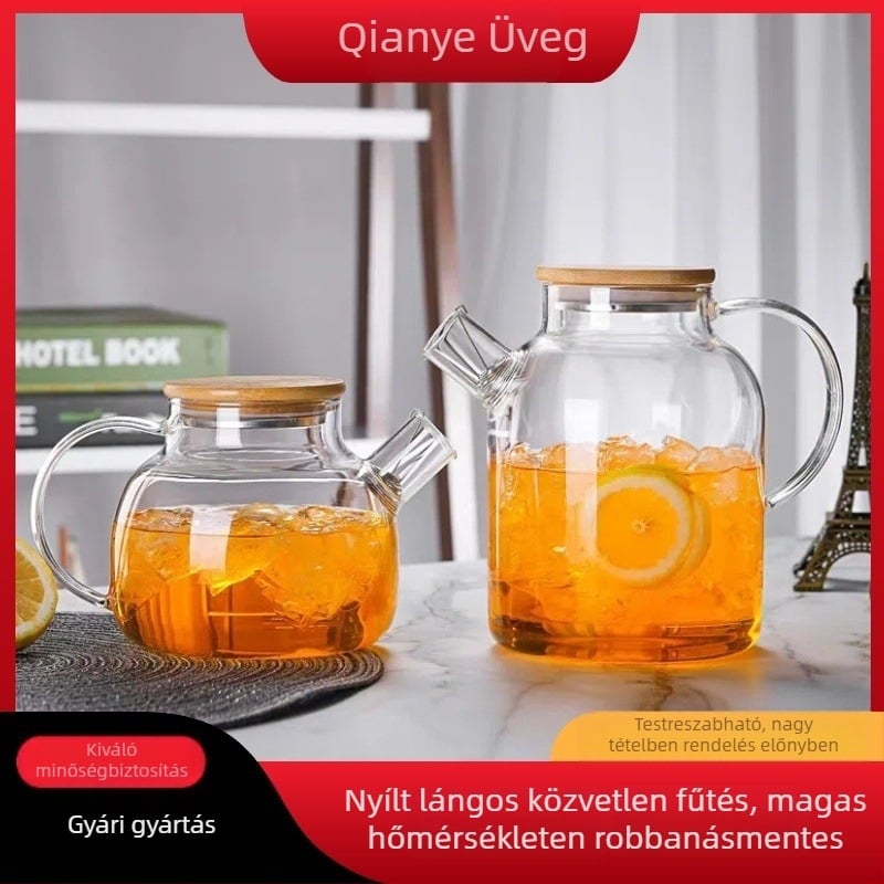 Üveg teáskanna On, skandináv stílus, testreszabható