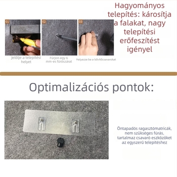 Falas törölközőtartó, kétszintes, állítható magasságú, vasból, sütőben égetett bevonattal