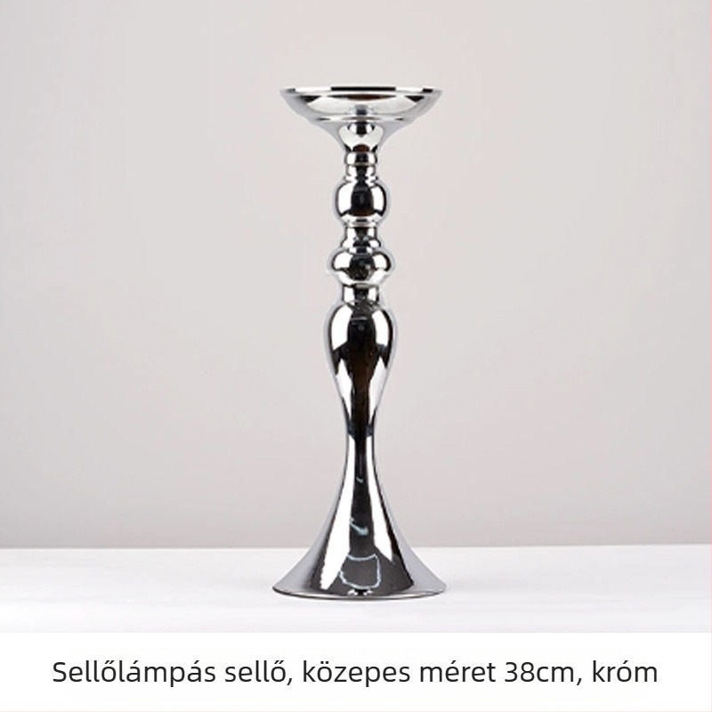 Mermaid Display Stand — ötvözet, gyertyatartó és virágtartó, modern esküvői dekoráció