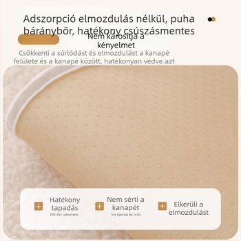 Velúr kanapé párnahuzat sarokkanapéhoz — egyszerű modern stílus, párna textil dizájn